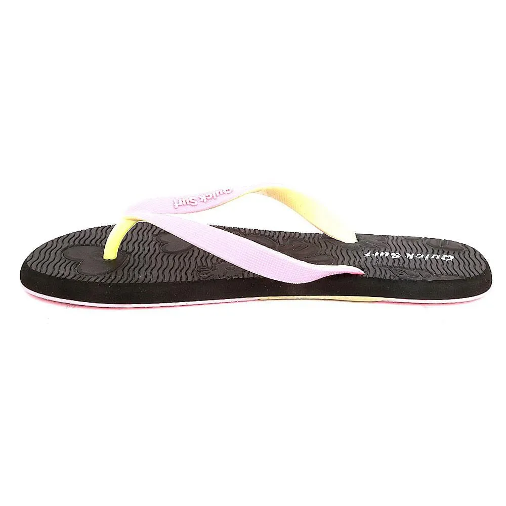 Quick Surf Women's Flip Flop Slippers 2580 - Black