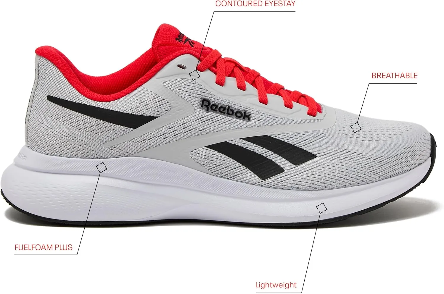 Reebok Energen Run 4 Running Shoes for Men, Lightweight Athletic Mens Sneakers Size 6.5 to 14