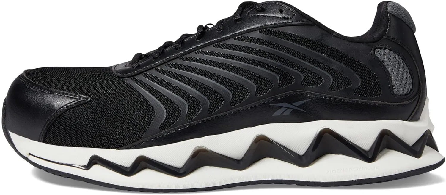 Reebok Men's Rb3221 Zig Elusion Heritage Work Construction Shoe Black Safety