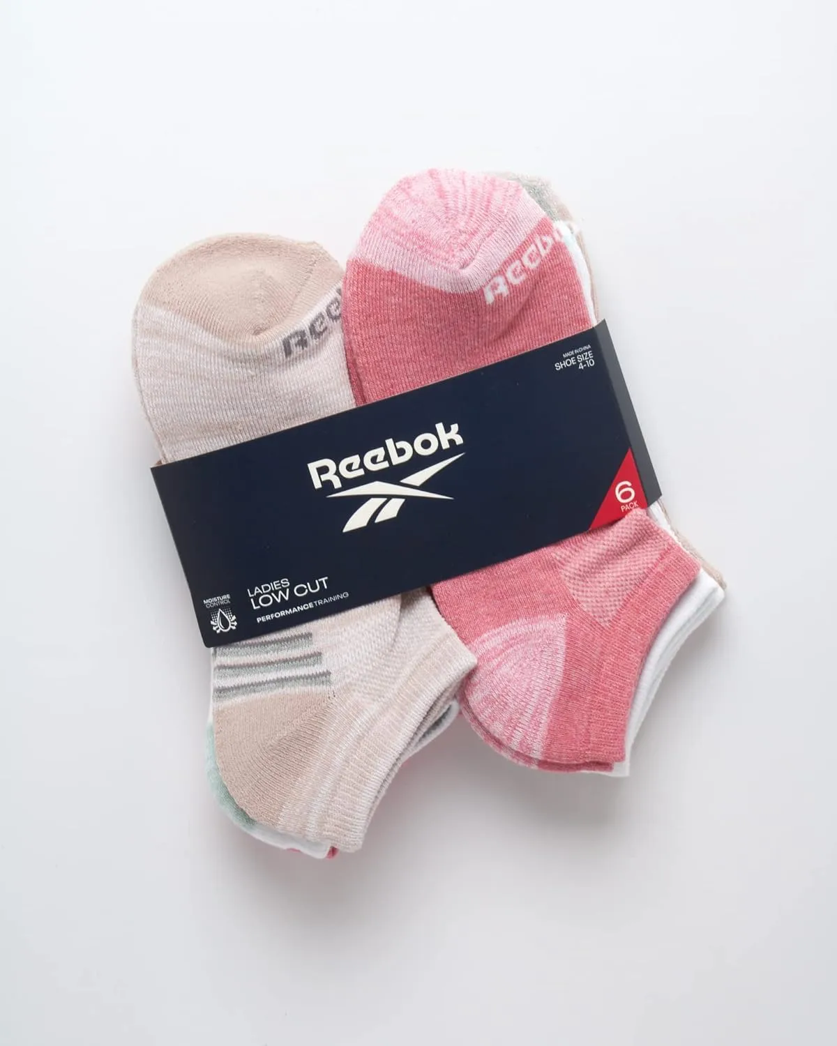 Reebok Women's Athletic Socks - Performance Cushioned Low Cut Socks (6 Pack)