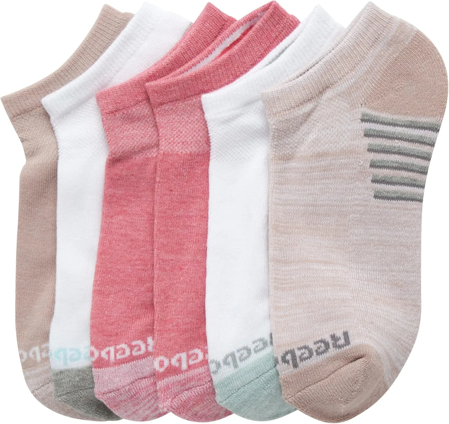 Reebok Women's Athletic Socks - Performance Cushioned Low Cut Socks (6 Pack)