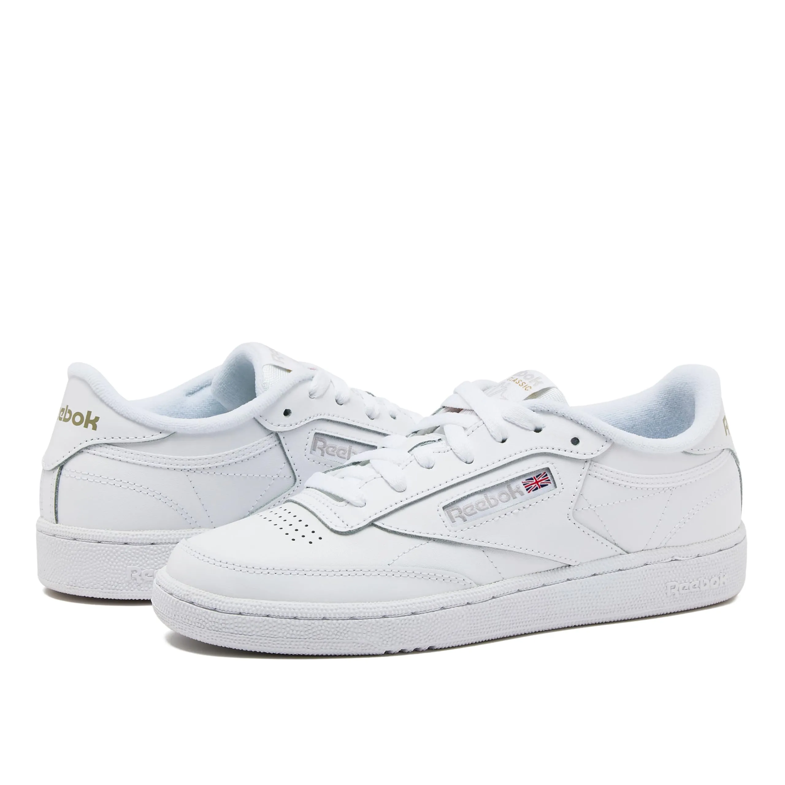 Reebok Women's Club C 85 Sneaker, White/Light Grey, 7