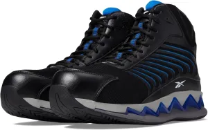 Reebok Work Men's RB3225 Zig Elusion Heritage Work Construction Shoe Black Safety, 10 Wide