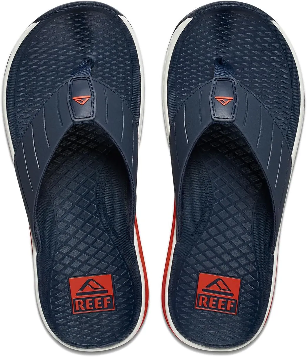 REEF Deckhand Men's Water Friendly Flip Flop, Boat Friendly, No Slip Traction, Quick Dry