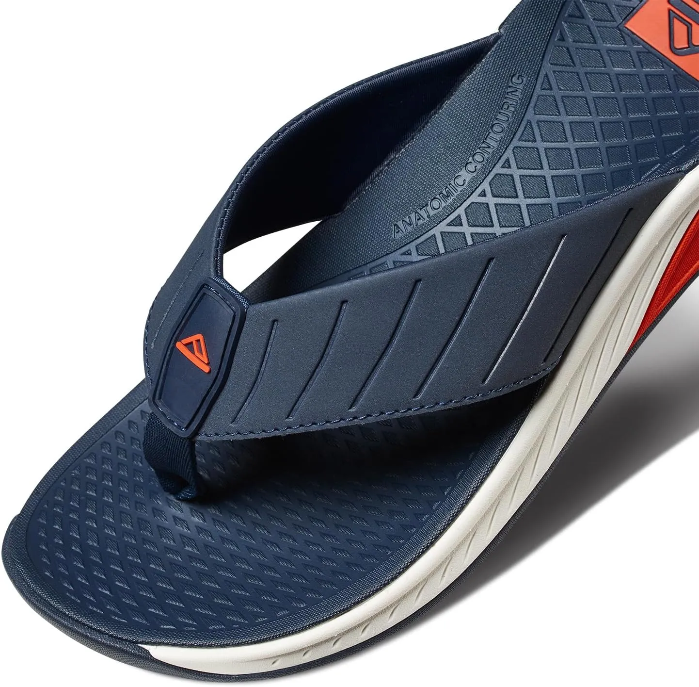 REEF Deckhand Men's Water Friendly Flip Flop, Boat Friendly, No Slip Traction, Quick Dry