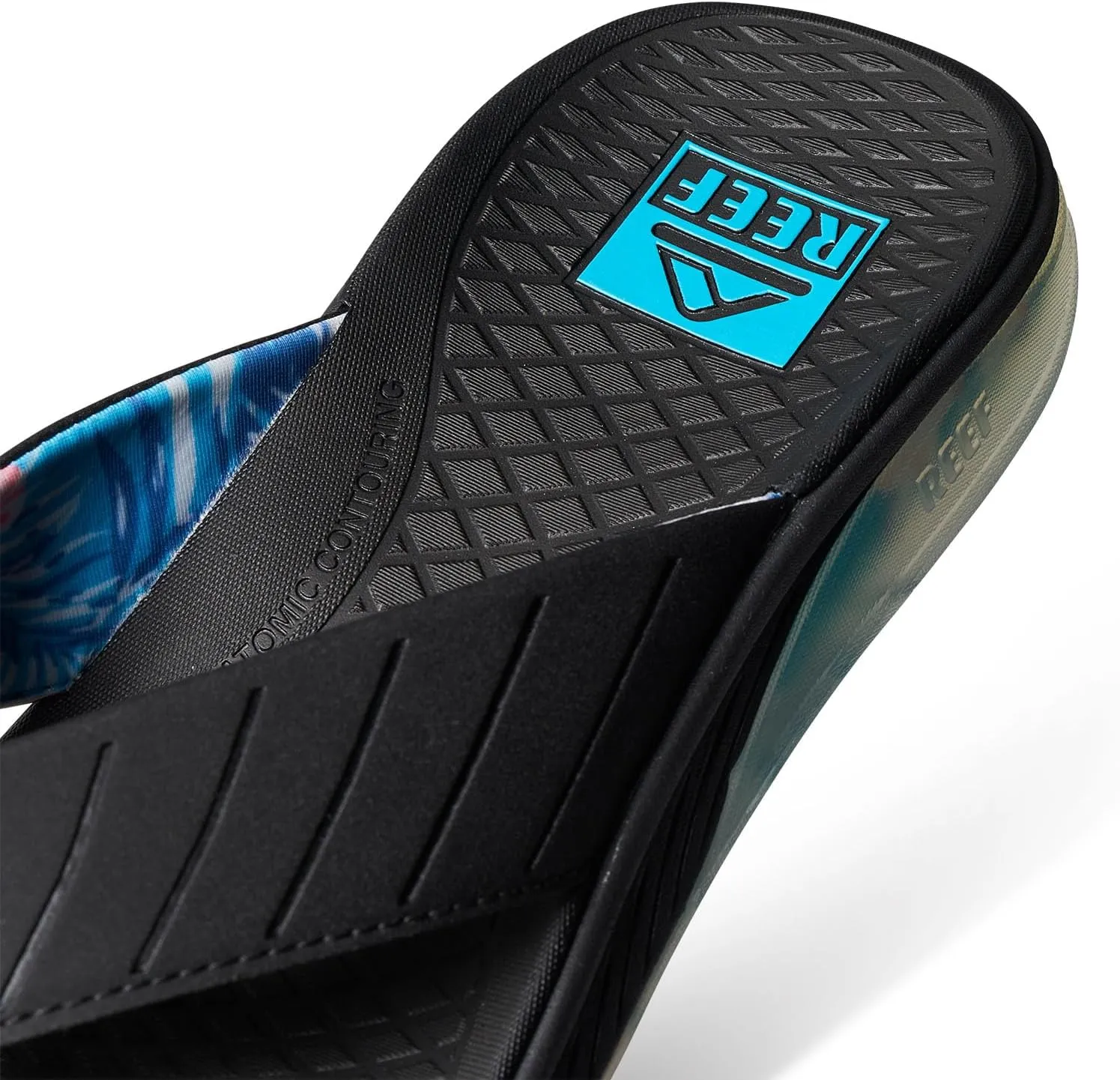 REEF Deckhand Men's Water Friendly Flip Flop, Boat Friendly, No Slip Traction, Quick Dry