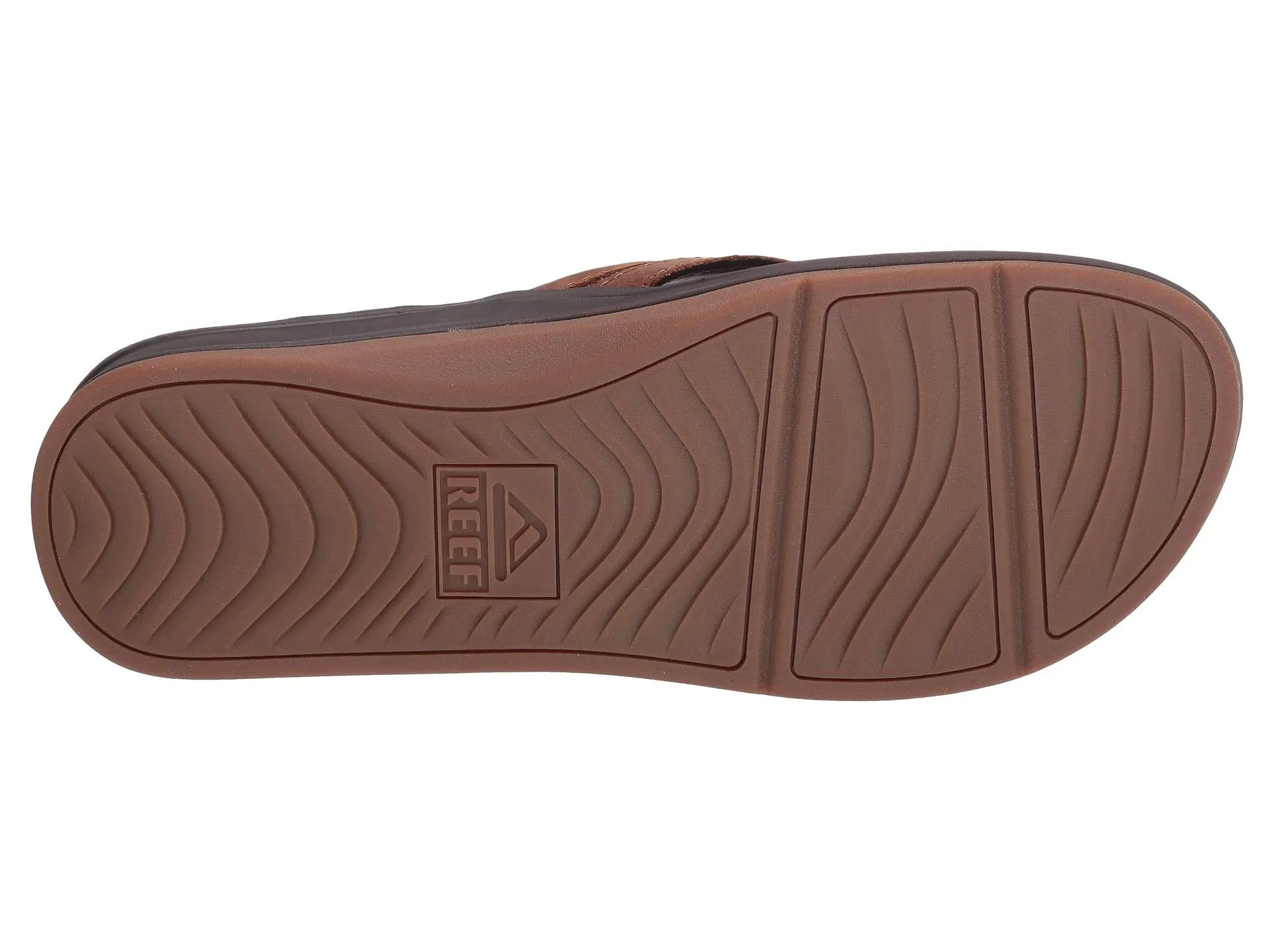Reef Leather Ortho-Bounce Coast Brown RF0A3YKRBRO Men's Flip Flop
