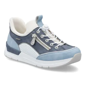 Rieker 58962-10 Dollaro Sneaker in Light Blue