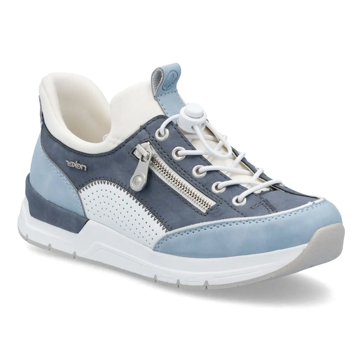 Rieker 58962-10 Dollaro Sneaker in Light Blue