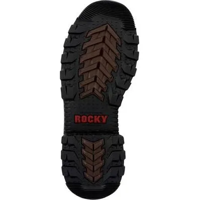 Rocky Men's Rams Horn 11" Soft Toe Waterproof Work Boot -Crazy Horse- RKK0441