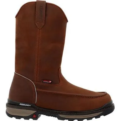 Rocky Men's Rams Horn 11" Soft Toe Waterproof Work Boot -Crazy Horse- RKK0441