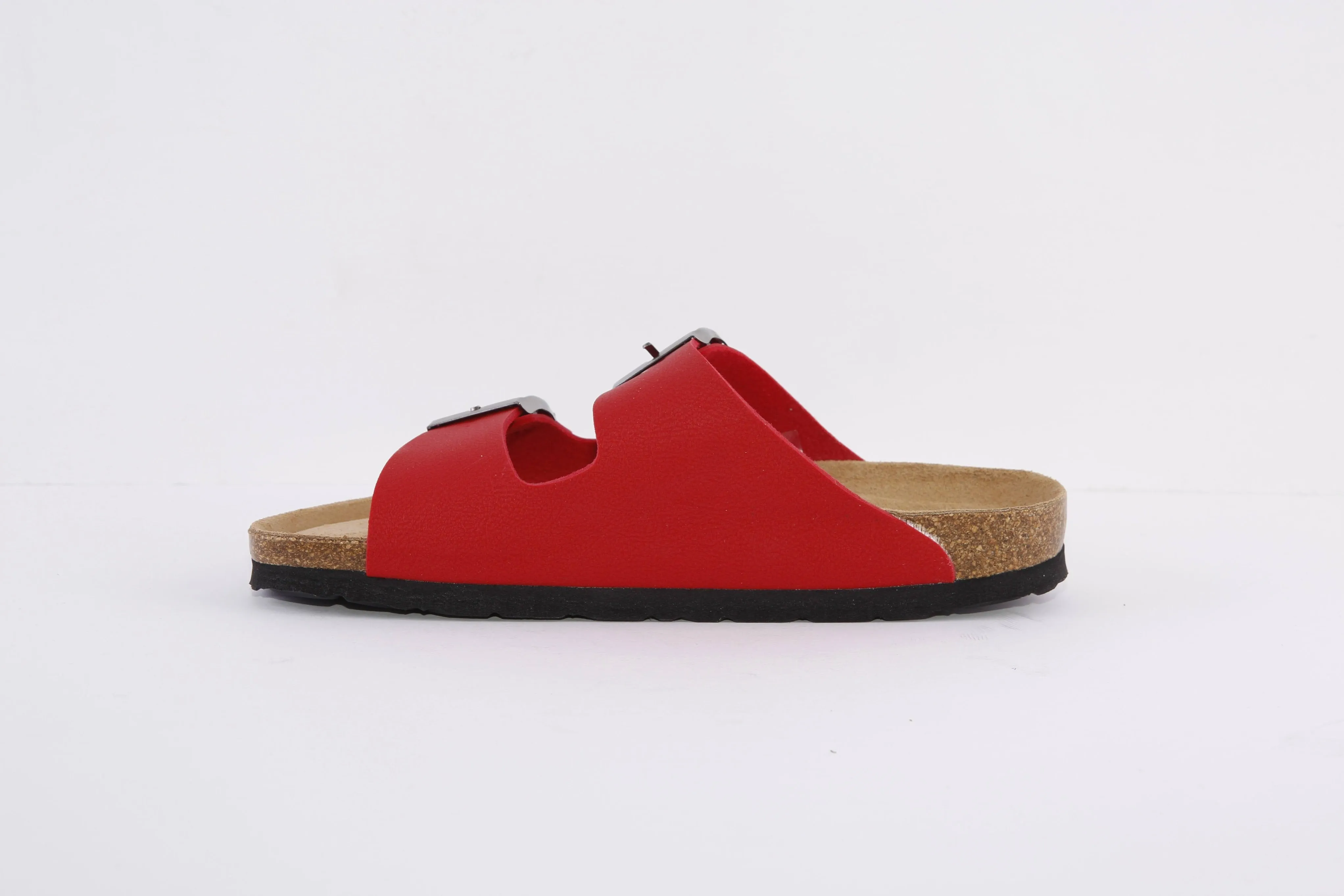 ROHDE - 5631 41 FLAT 2 BUCKLE COMFORT MULE - RED