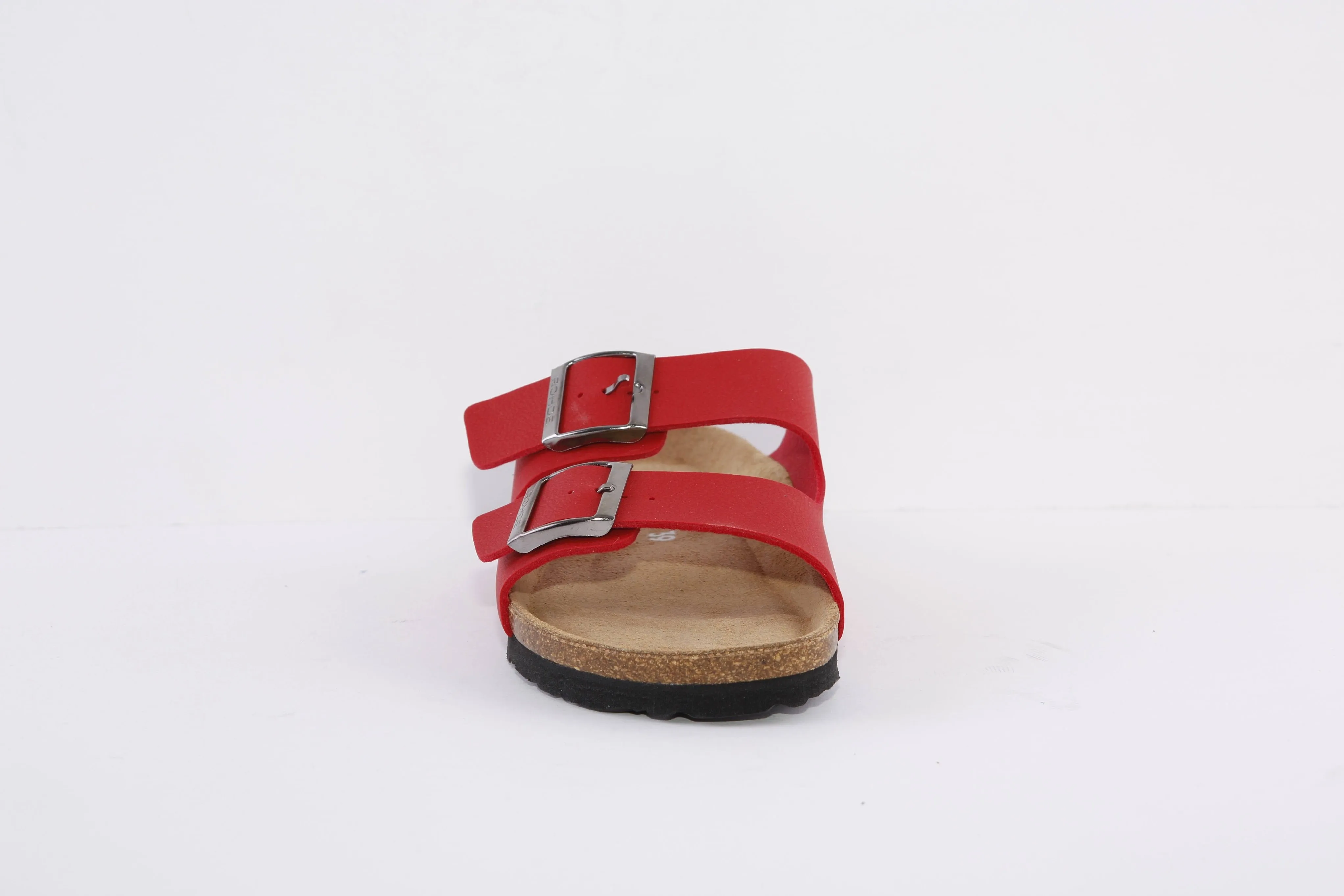 ROHDE - 5631 41 FLAT 2 BUCKLE COMFORT MULE - RED