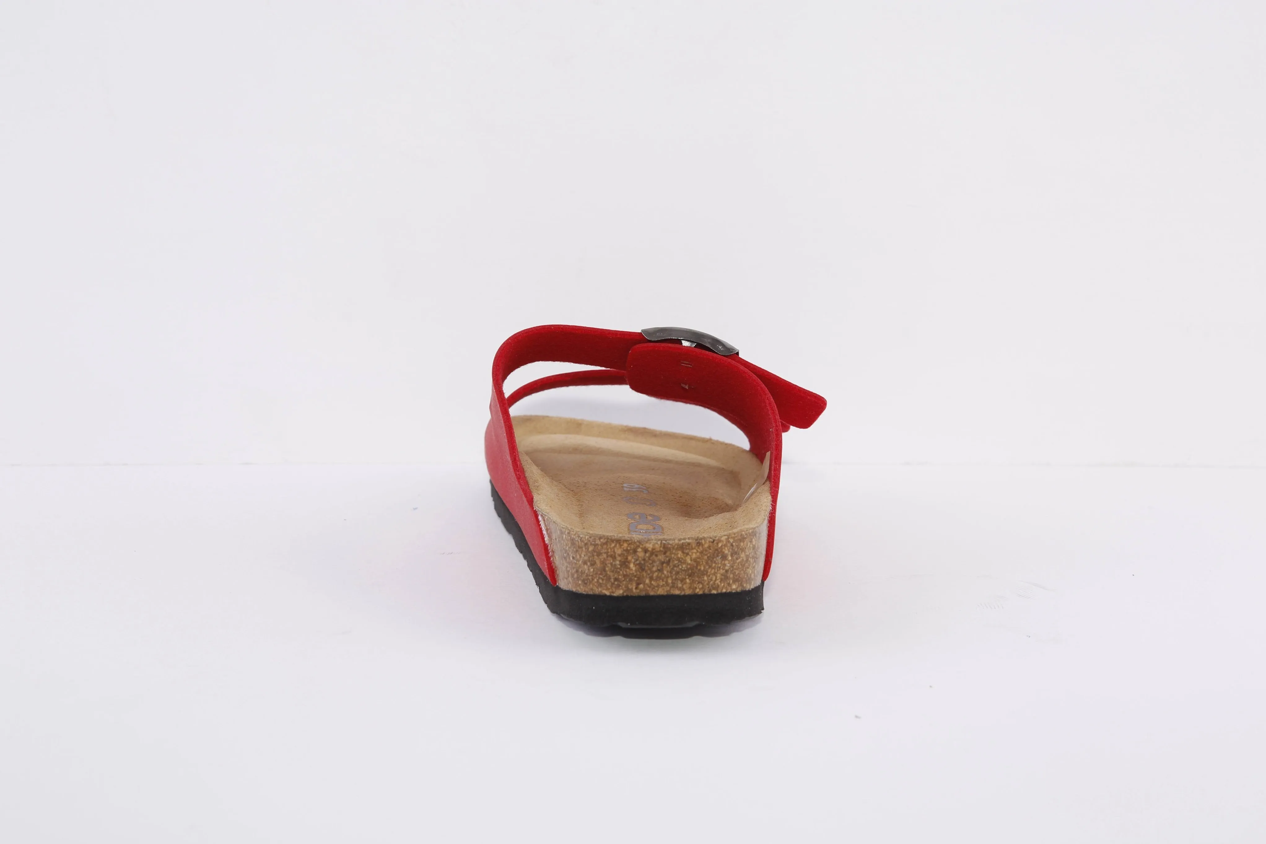 ROHDE - 5631 41 FLAT 2 BUCKLE COMFORT MULE - RED