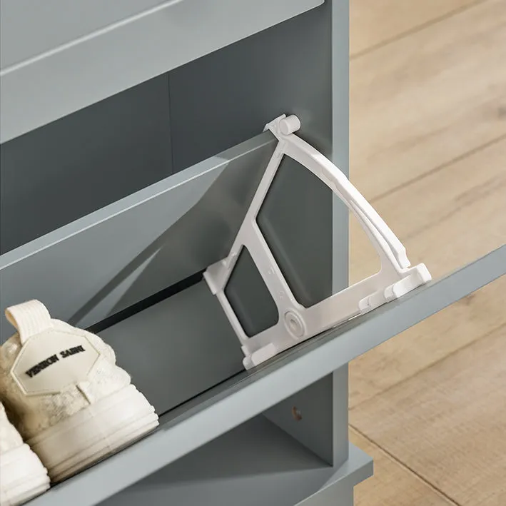 Rootz Shoe Storage Cabinet - Shoe Organizer - Entryway Shoe Rack - Sturdy Wall-Mountable - 76x79x18cm