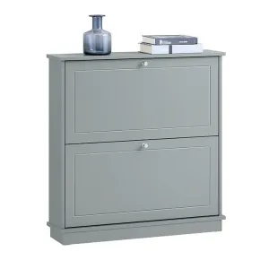 Rootz Shoe Storage Cabinet - Shoe Organizer - Entryway Shoe Rack - Sturdy Wall-Mountable - 76x79x18cm