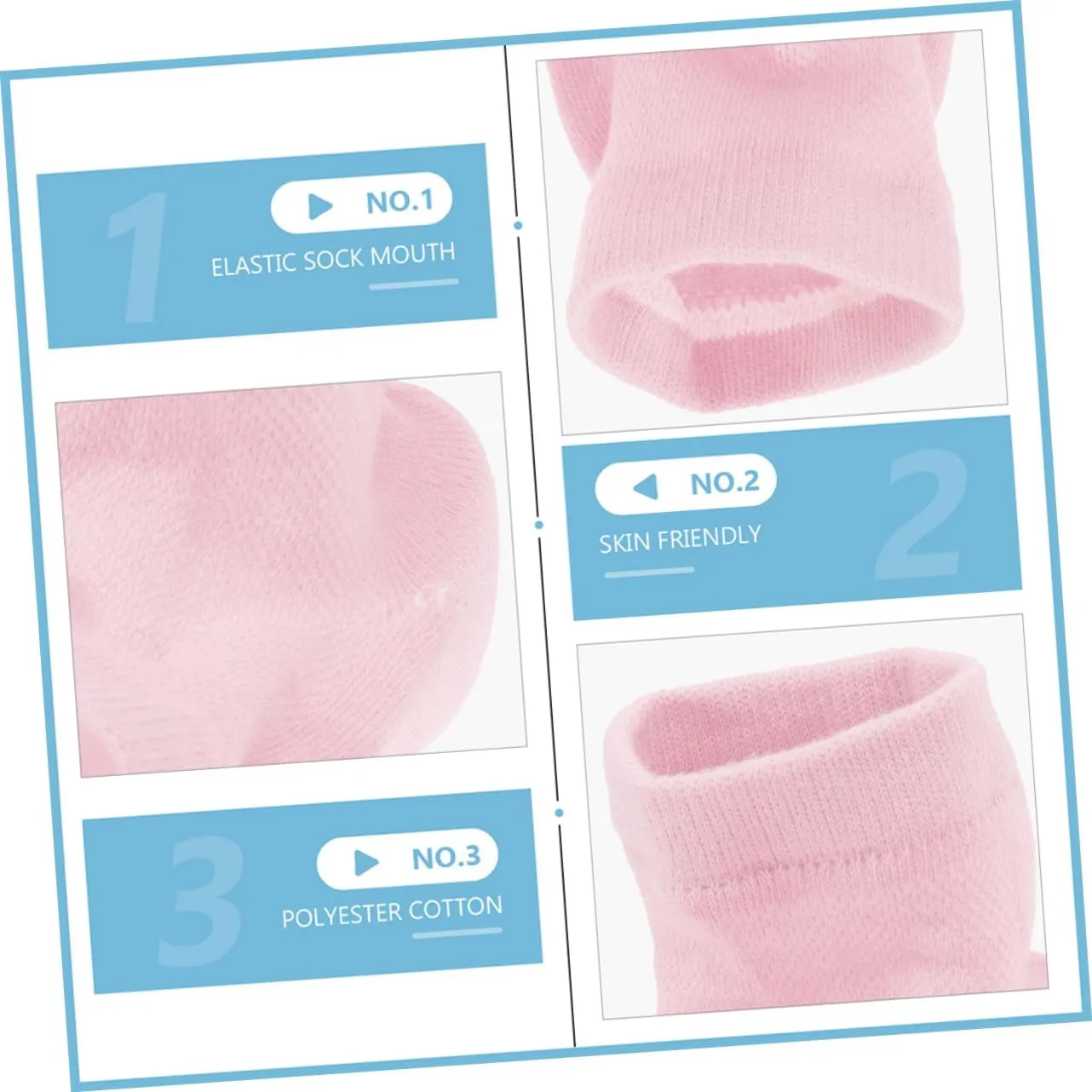SAFIGLE 1 Pair Heightening Socks Invisible Heel Insole Invisible Height Insoles Height Increase Insoles Cushioned Height Lift Pad Support Women Running Socks Men Work Unisex Pink