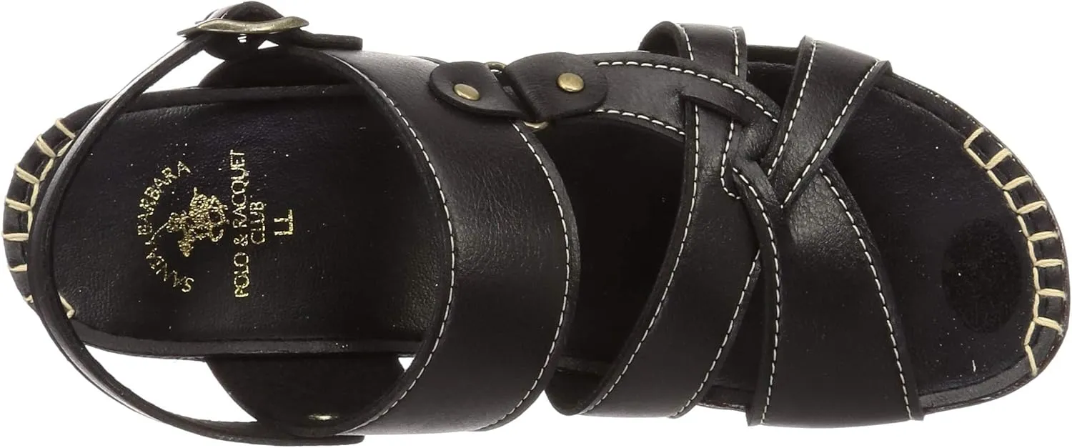 SANTA BARBARA POLO & RACQUET CLUB(サンタバーバラポロアンドラケットクラブ) Women's Sandals, Easy to wear, 1.4 inch (3.5 cm) Heel, 2-Way