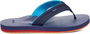 Sanuk Mens Ziggy ST | Flip Flops for Men | Mens Sandals | Beach Sandals | Water Friendly & Lightweight | Comfort Footbed