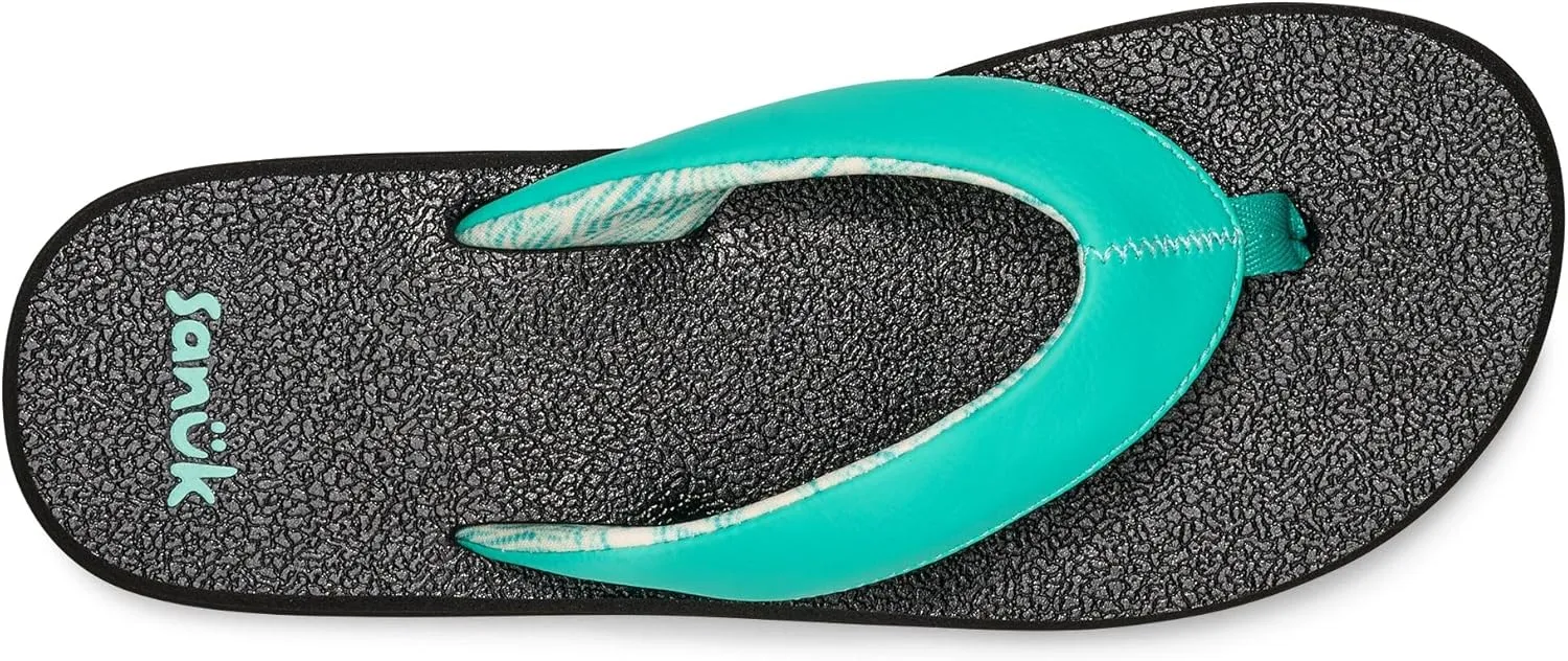 Sanuk Yoga Mat II | Flip Flops for Women | Yoga Sandals For Women | Women's Beach Sandals | Memory Foam Footbed
