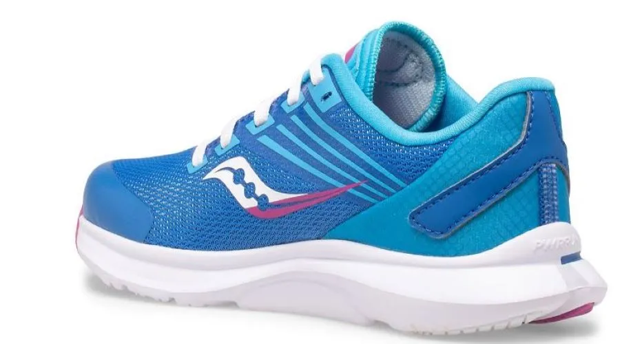 Saucony Blue and Pink Big Kids Girls Kinvara 12 Sneaker SK165077