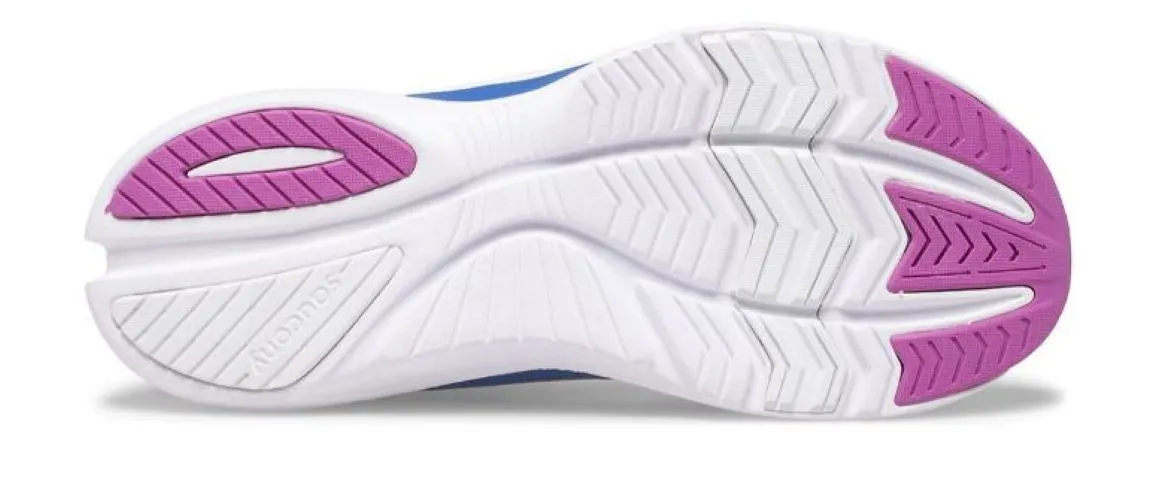 Saucony Blue and Pink Big Kids Girls Kinvara 12 Sneaker SK165077