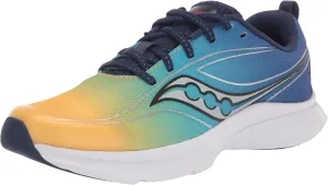 Saucony Kids Kinvara 13 Sneaker, Blue, 11 US Unisex Big Kid