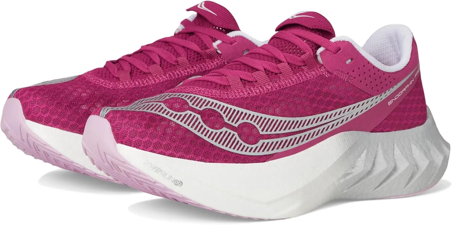 Saucony Women's Endorphin Pro 4 Sneaker, Magenta, 9.5