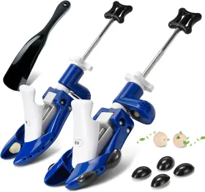 Shoe Stretcher for Men Women, 6-Way Adjustable Length Width & High Shoe Trees for Wide Feet Toe Box Thick Instep