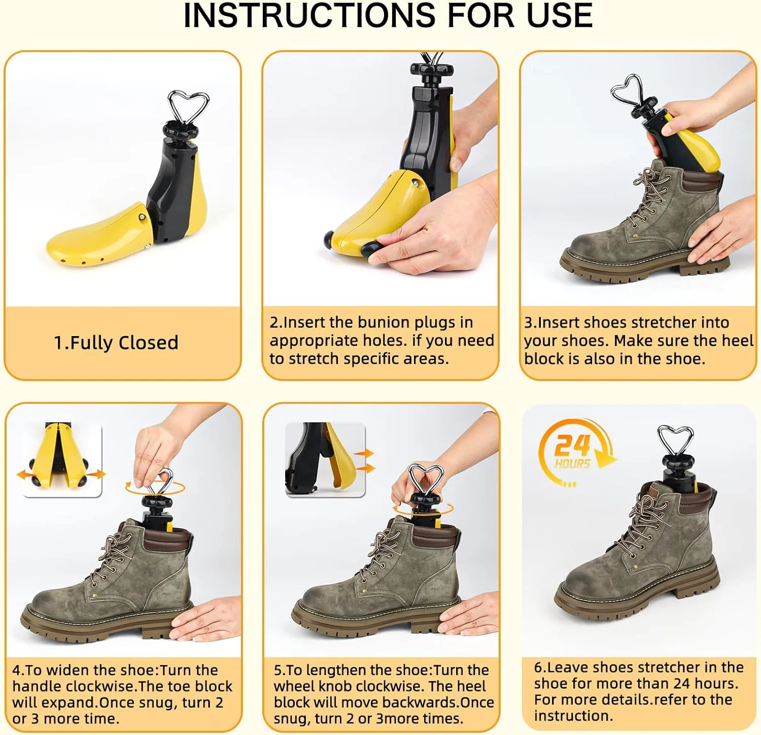 Shoe Stretchers Men Women,Boot Stretcher men women adjustable length and wide feet