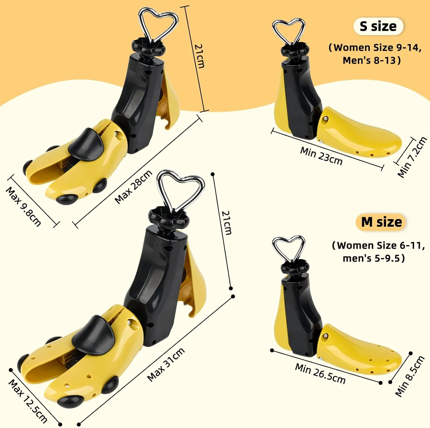 Shoe Stretchers Men Women,Boot Stretcher men women adjustable length and wide feet