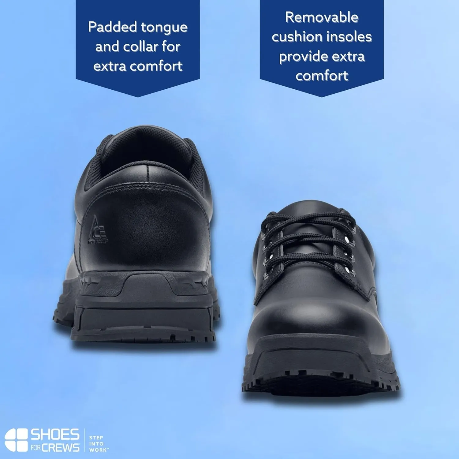 Shoes for Crews Cade, Men's Slip Resistant Food Service Work Sneaker