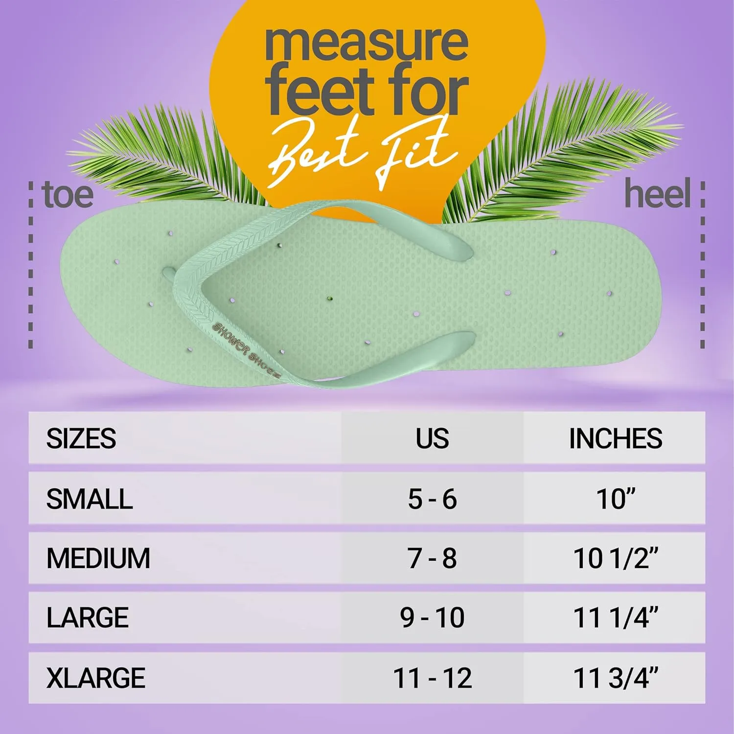 Shower Shoez Women's Non-Slip Pool Dorm Water Sandals Flip Flops