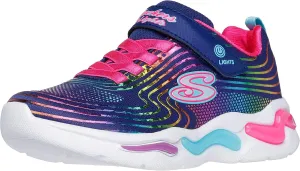Skechers Girl's, S Lights: Wavy Beams Sneaker - Toddler