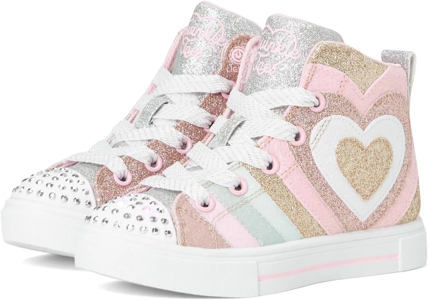 Skechers Girl's Twinkle Sparks-Heart Pop Sneaker