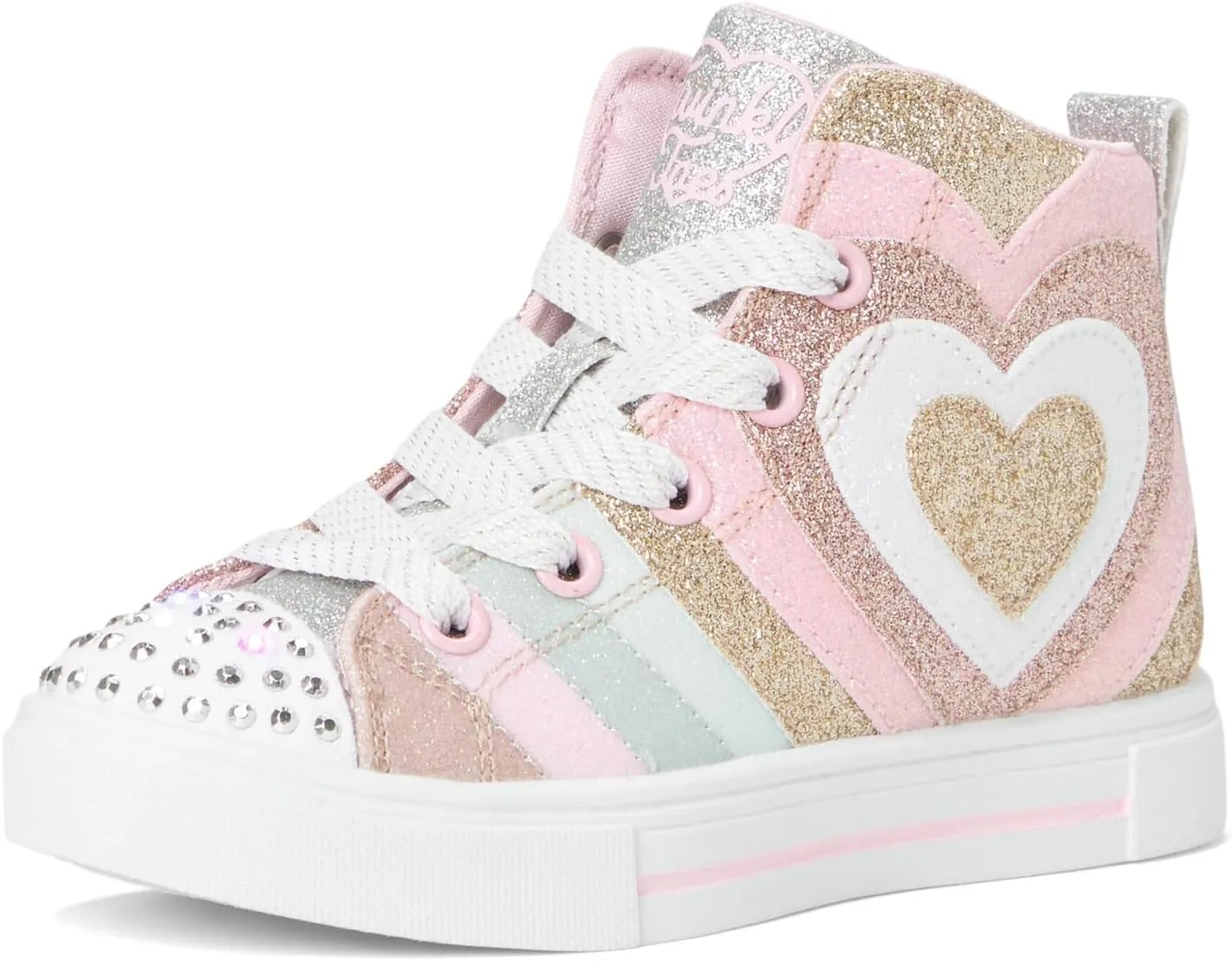 Skechers Girl's Twinkle Sparks-Heart Pop Sneaker