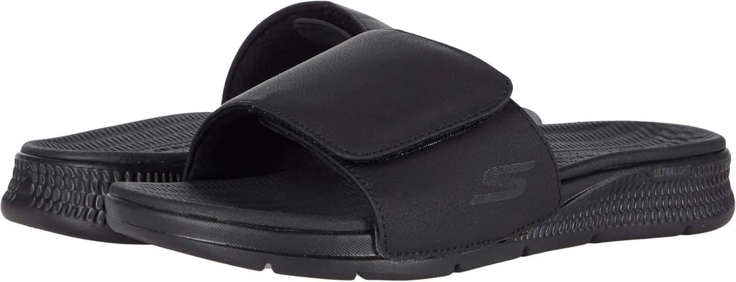 Skechers Men's Go Consistent Slide Sandals - Athletic Beach Shower Shoes With Foam Cushioning