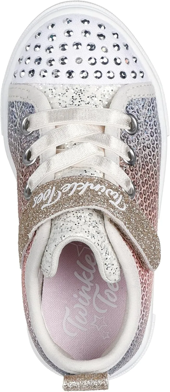 Skechers Unisex-Child Twinkle Sparks-Sequin Flash Sneaker