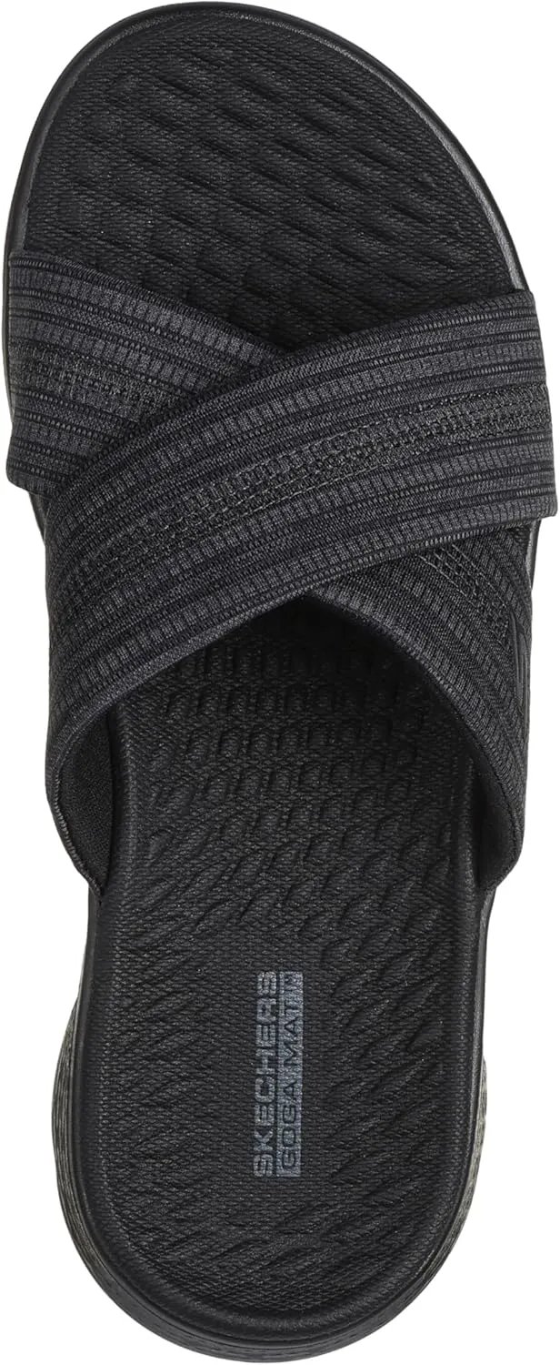 Skechers Women's Go Walk Flex Sandal-Impressed Slide