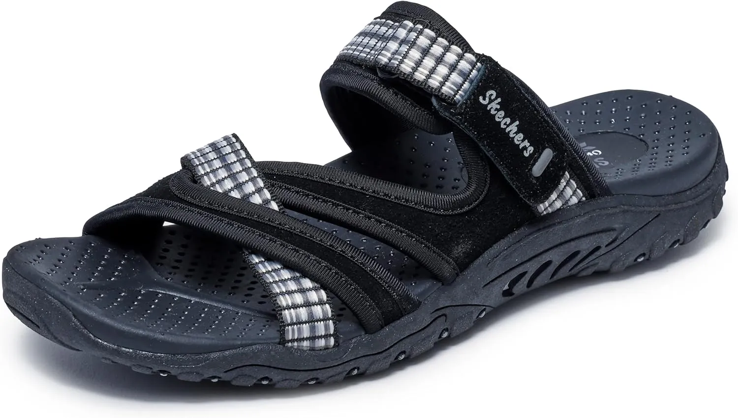 Skechers Women's Reggae-Color-Full Slide Sandal
