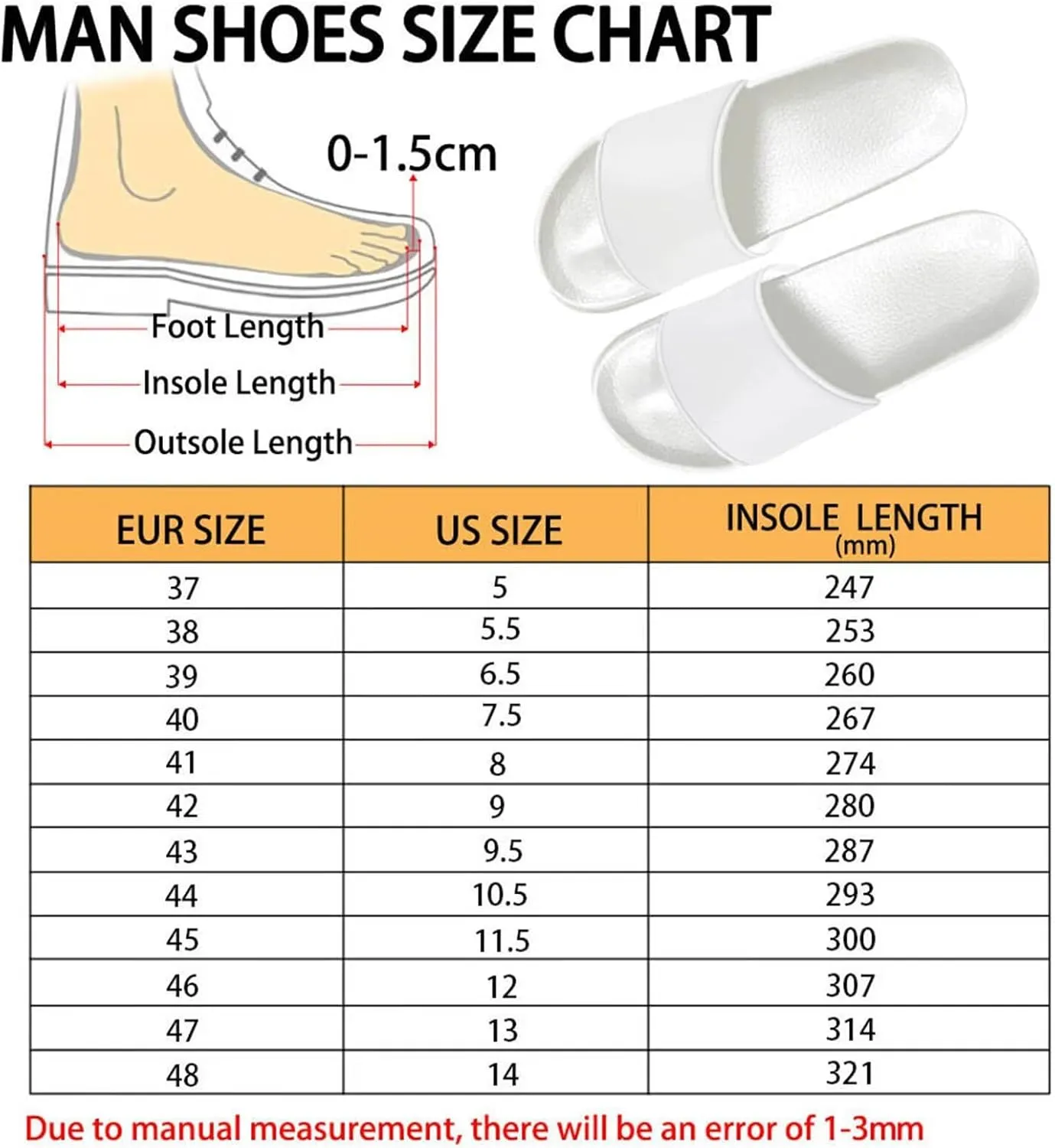Slide Sandals Open Toe Shower Slipper Non-Slip EVA House Shoes for Women