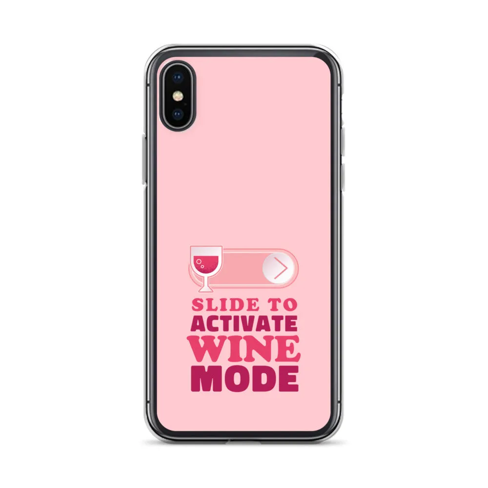 Slide to Activate Wine Mode iPhone Case