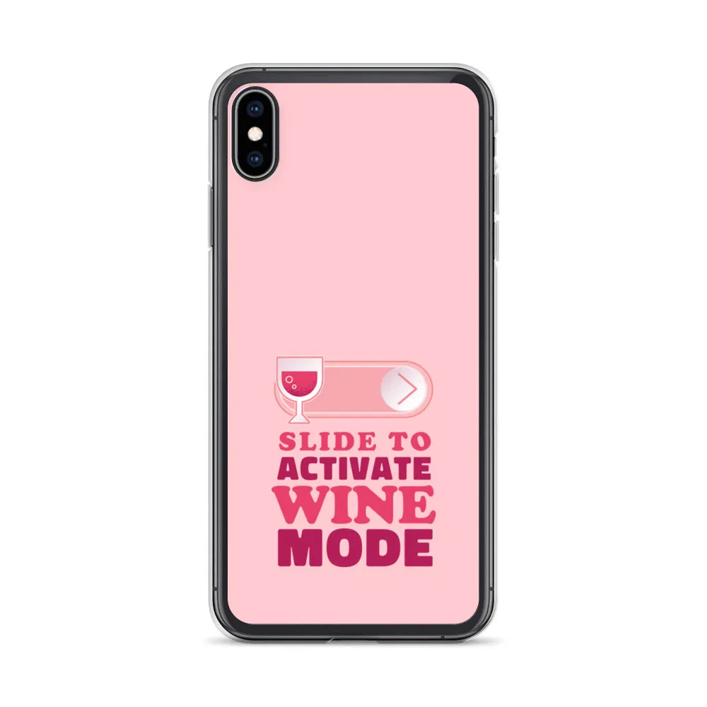 Slide to Activate Wine Mode iPhone Case