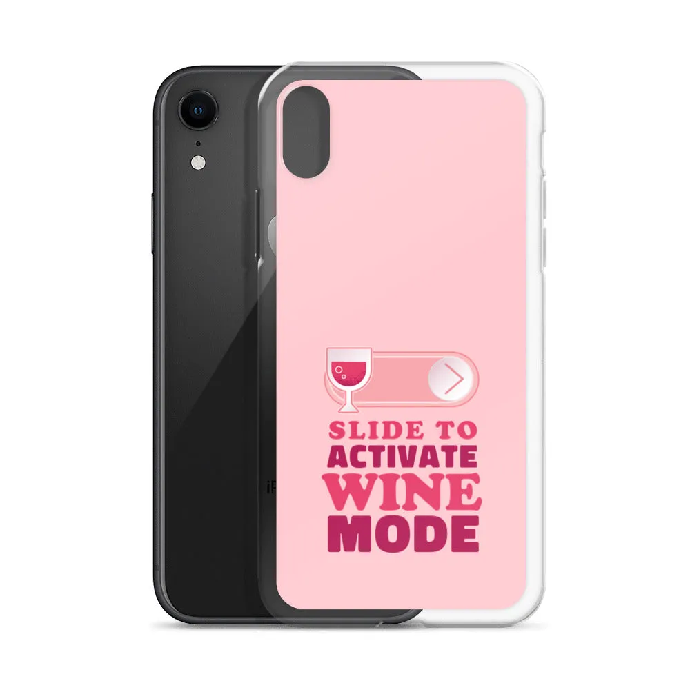 Slide to Activate Wine Mode iPhone Case