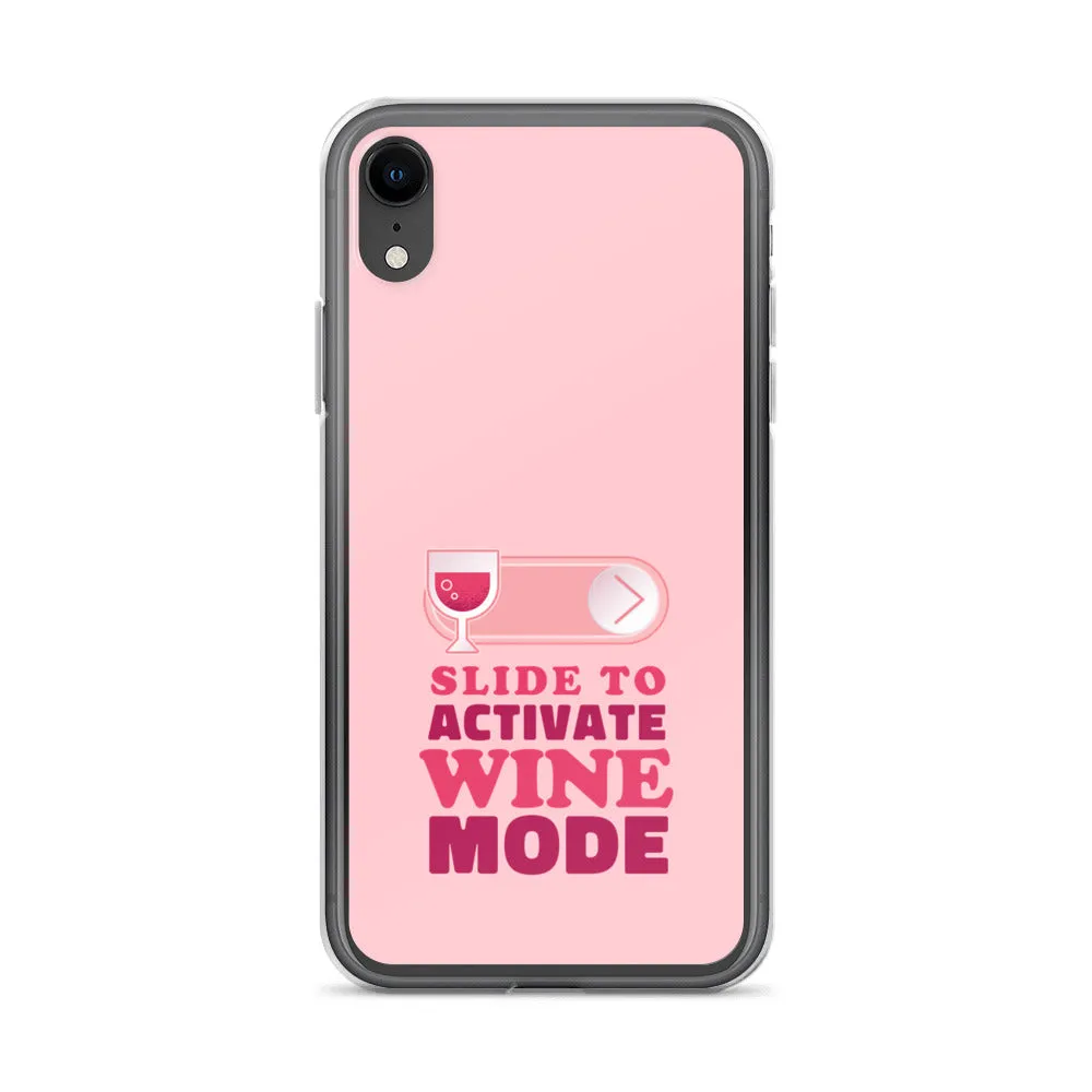 Slide to Activate Wine Mode iPhone Case