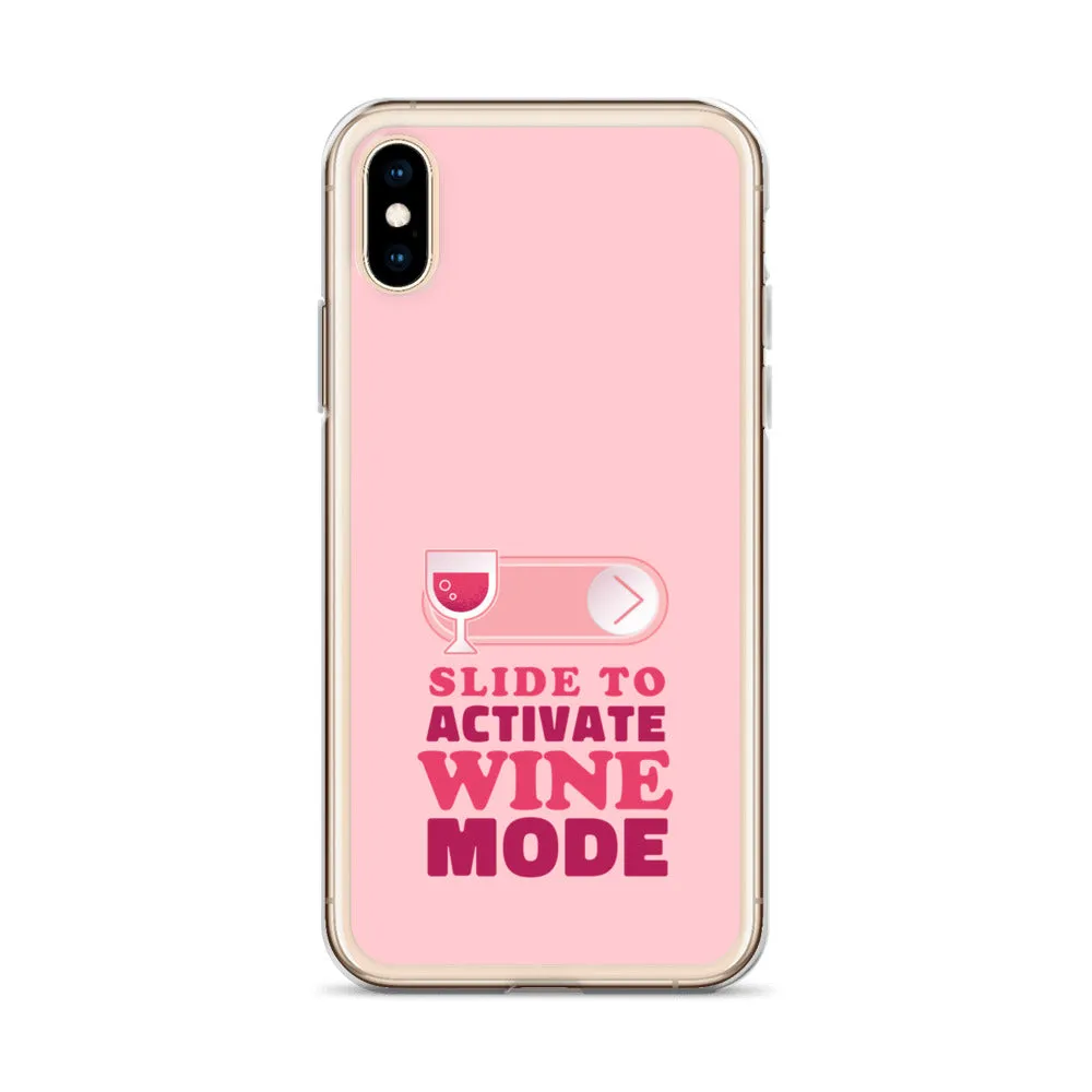 Slide to Activate Wine Mode iPhone Case
