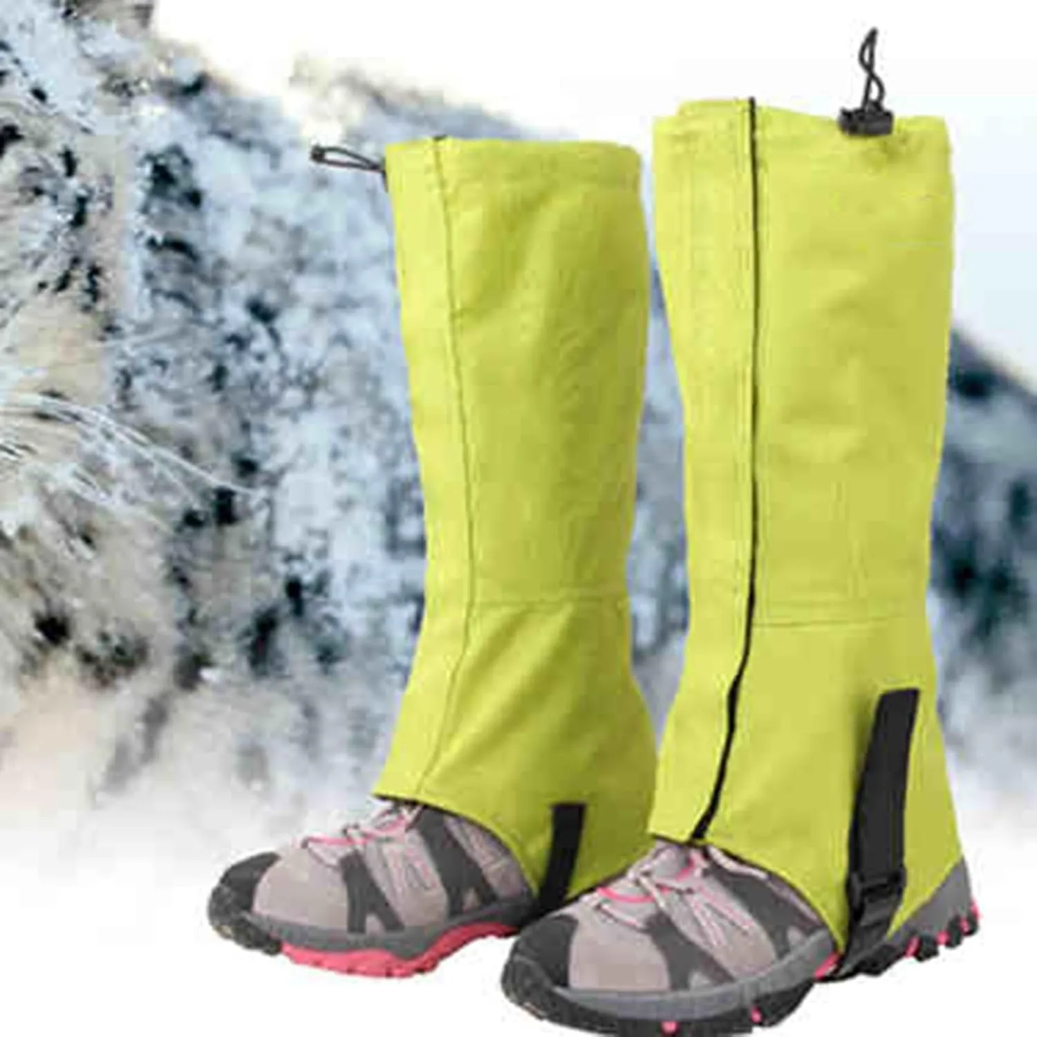Snow Gaiters Leg Gaiters Hiking Boot Snow Gaiters Adjustable Snow Boot Gaiters Leg Gaiters,TPU Buckle Strap