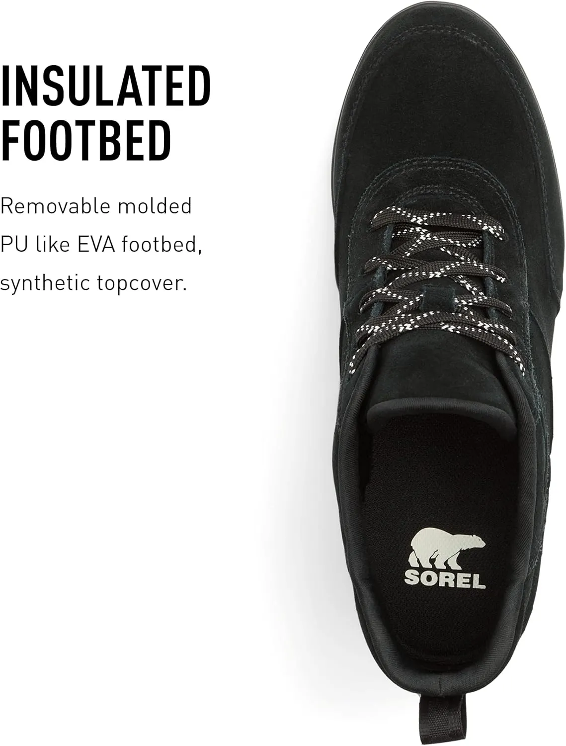 Sorel Women's Evie Sport Lace Bootie — Waterproof Suede & Leather — Wedge Ankle Sneaker — Booties