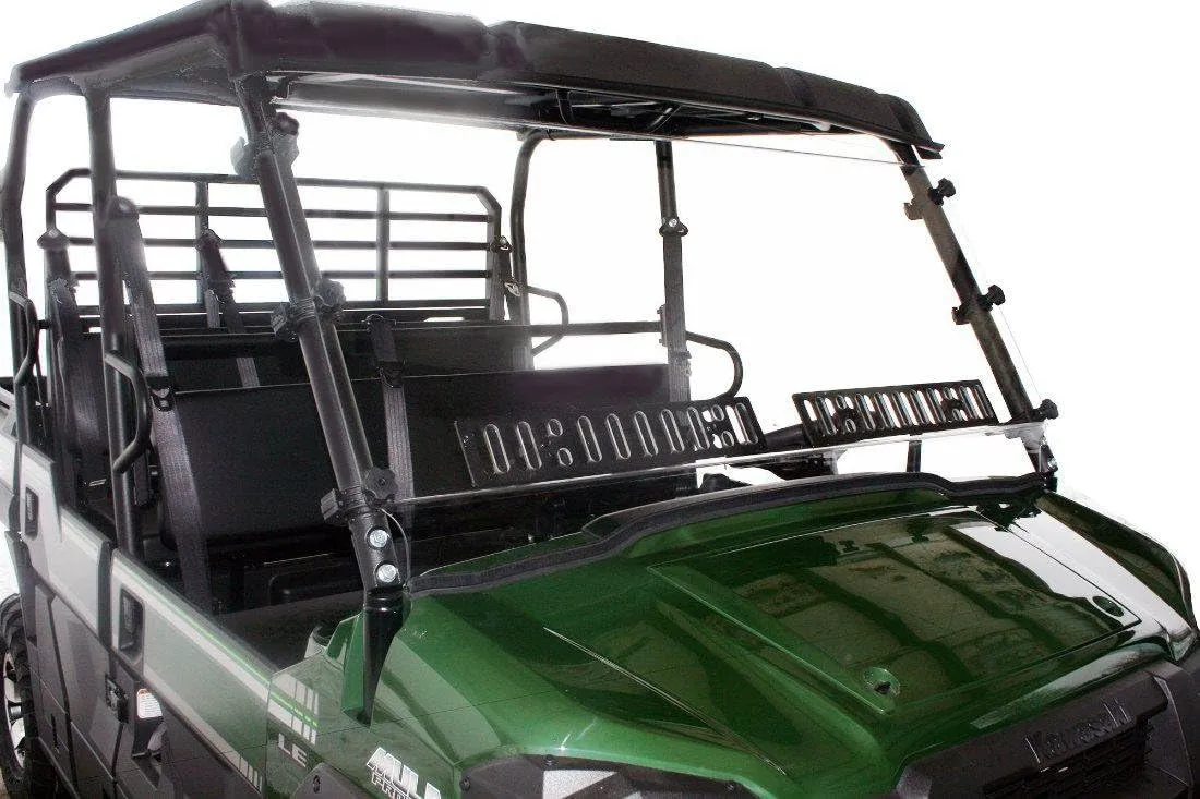 Spike Power Sports Mule Pro-FXT/FX/DX/DXT Venting Windshield with Hardcoat, Front, Gray, Polycarbonate (PC), UTV