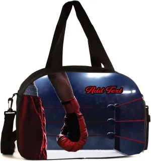 Sport Gym Duffel Bag Personalized Customized - Boxing Ring
